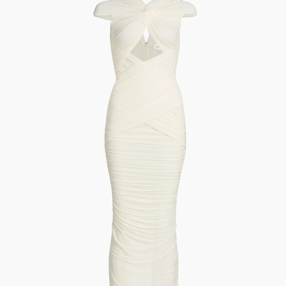 Ronny Kobo Nasha Ruched Twisted Cut-Out Maxi Dress ✨ - Picture 2 of 4